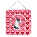 Micasa Great Dane Valentines Love And Hearts Aluminium Metal Wall Or Door Hanging Prints MI236850
